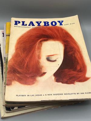 LOT 206: Vintage 1960 Playboy Magazine Issues