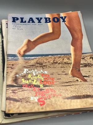 LOT 206: Vintage 1960 Playboy Magazine Issues