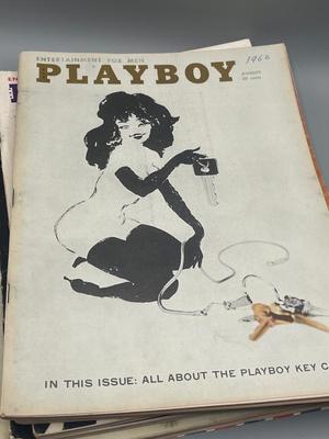 LOT 206: Vintage 1960 Playboy Magazine Issues