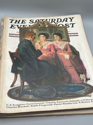 LOT 207: Vintage Satrurday Evening Post Magazine Issues