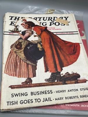 LOT 208: Vintage Copies of The Saturday Evening Post