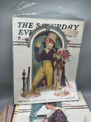 LOT 208: Vintage Copies of The Saturday Evening Post