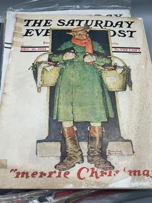 LOT 208: Vintage Copies of The Saturday Evening Post