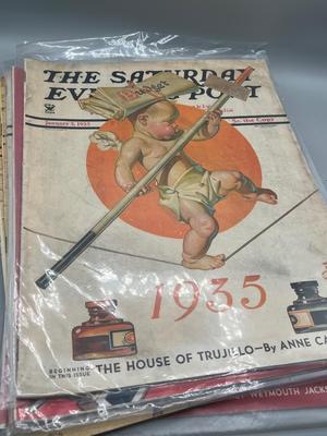 LOT 208: Vintage Copies of The Saturday Evening Post