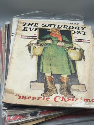 LOT 208: Vintage Copies of The Saturday Evening Post
