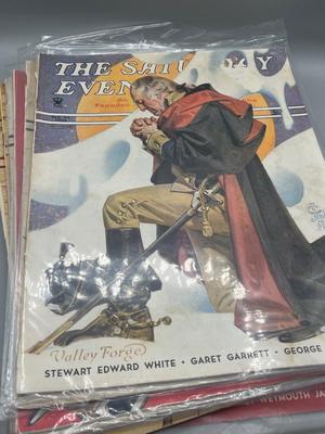 LOT 208: Vintage Copies of The Saturday Evening Post