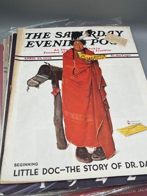 LOT 208: Vintage Copies of The Saturday Evening Post