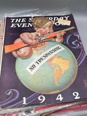 LOT 208: Vintage Copies of The Saturday Evening Post
