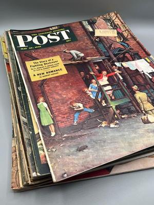 LOT 209: Vintage Saturday Evening Post Copies