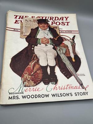 LOT 210: Saturday Evening Post Vintage Magazine Issues