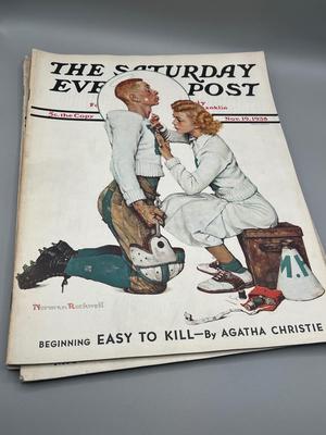 LOT 210: Saturday Evening Post Vintage Magazine Issues