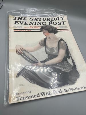 LOT 211: Antique Saturday Evening Post Issues