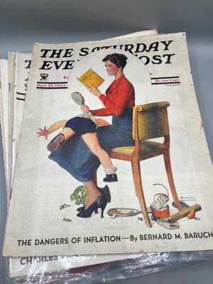 LOT 212: The Saturday Evening Post Vintage Copies