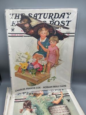 LOT 212: The Saturday Evening Post Vintage Copies