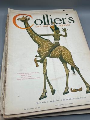 LOT 213: Big Lot of Antique Colliers Magazines