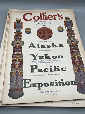 LOT 213: Big Lot of Antique Colliers Magazines