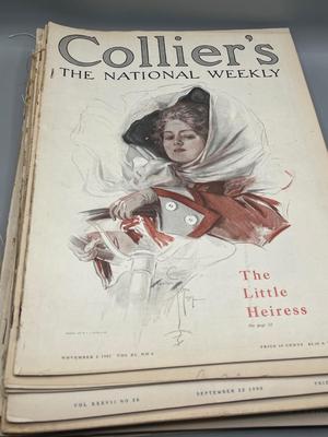 LOT 213: Big Lot of Antique Colliers Magazines