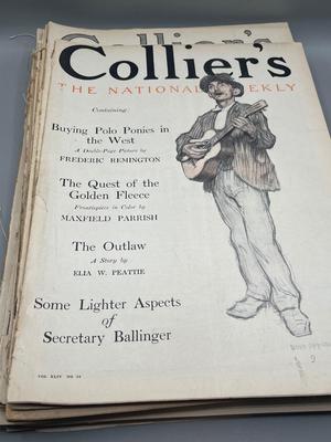 LOT 213: Big Lot of Antique Colliers Magazines