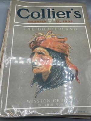 LOT 213: Big Lot of Antique Colliers Magazines