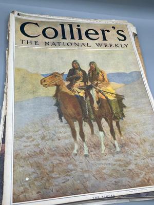 LOT 213: Big Lot of Antique Colliers Magazines