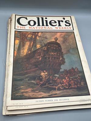 LOT 213: Big Lot of Antique Colliers Magazines