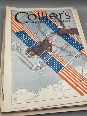 LOT 213: Big Lot of Antique Colliers Magazines