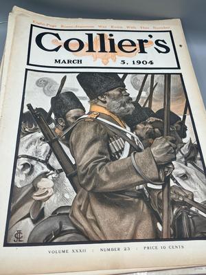 LOT 213: Big Lot of Antique Colliers Magazines