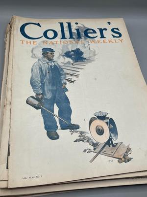 LOT 213: Big Lot of Antique Colliers Magazines