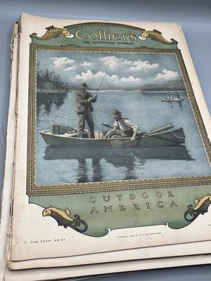 LOT 213: Big Lot of Antique Colliers Magazines