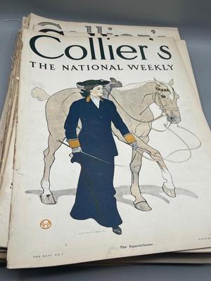 LOT 213: Big Lot of Antique Colliers Magazines