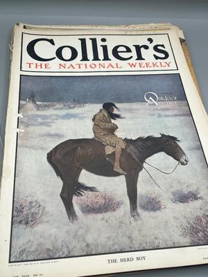LOT 213: Big Lot of Antique Colliers Magazines