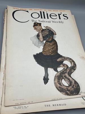 LOT 213: Big Lot of Antique Colliers Magazines