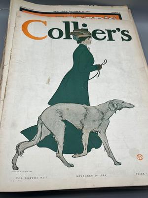 LOT 213: Big Lot of Antique Colliers Magazines