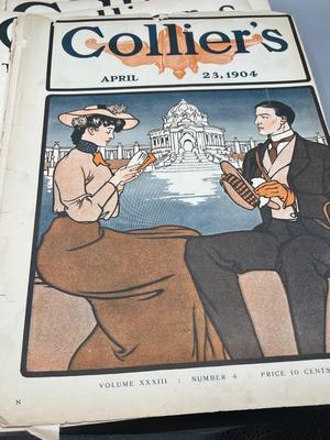 LOT 213: Big Lot of Antique Colliers Magazines