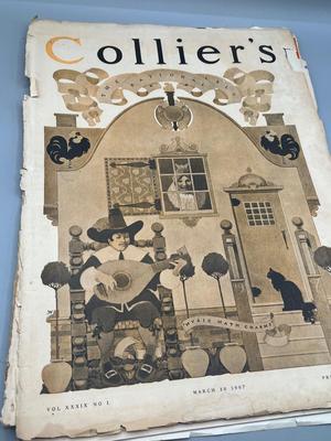 LOT 213: Big Lot of Antique Colliers Magazines