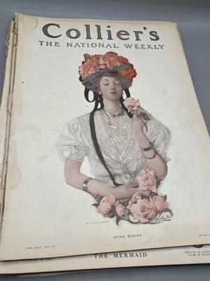 LOT 213: Big Lot of Antique Colliers Magazines