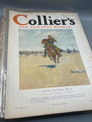 LOT 213: Big Lot of Antique Colliers Magazines