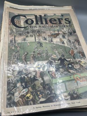 LOT 213: Big Lot of Antique Colliers Magazines