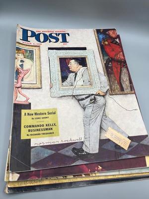 LOT 214: Saturday Evening Post Vintage Magazines