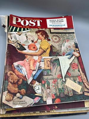 LOT 214: Saturday Evening Post Vintage Magazines