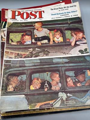 LOT 214: Saturday Evening Post Vintage Magazines