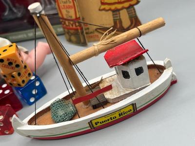 LOT 215: Vintage Toy and Souvenir Lot