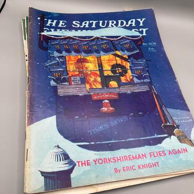 LOT 218: Vintage Saturday Evening Posts