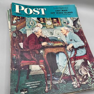 LOT 218: Vintage Saturday Evening Posts