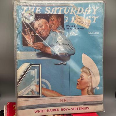LOT 218: Vintage Saturday Evening Posts