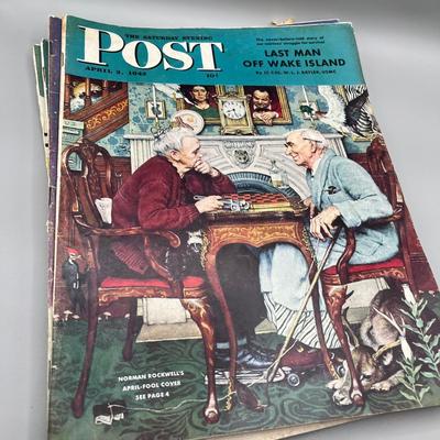 LOT 218: Vintage Saturday Evening Posts