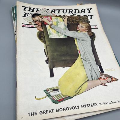 LOT 218: Vintage Saturday Evening Posts