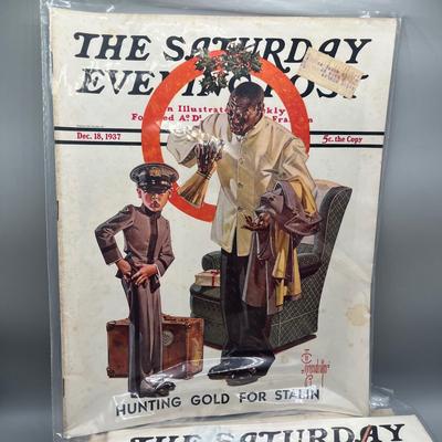 LOT 219: Saturday Evening Posts Vintage Copies