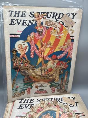 LOT 219: Saturday Evening Posts Vintage Copies