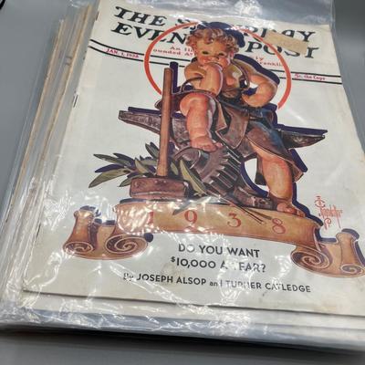 LOT 219: Saturday Evening Posts Vintage Copies